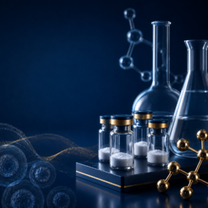GLP-1 and metabolic research peptide vials
