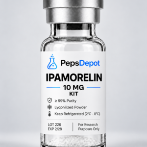 Ipamorelin 10mg single vial product photo